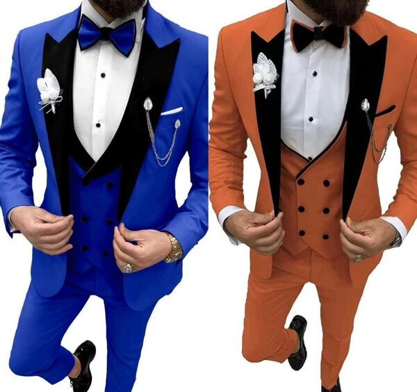 Costume de mariage élégant