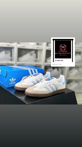 BASKET ADIDAS samba  AUTHENTIQUE AVEC SA BOÎTE