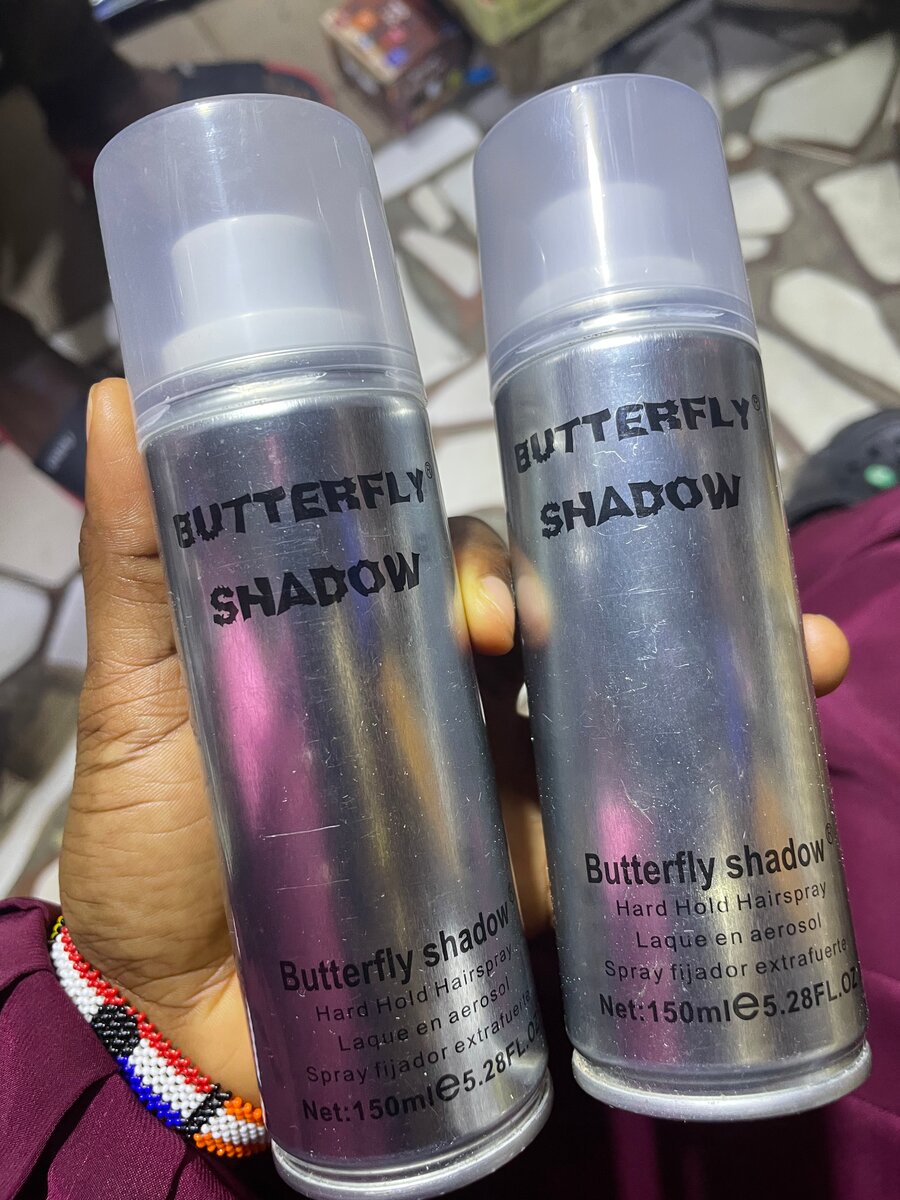 Butterfly Shadow Hairspray