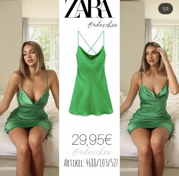 Robe Satinée Dos Nu Zara