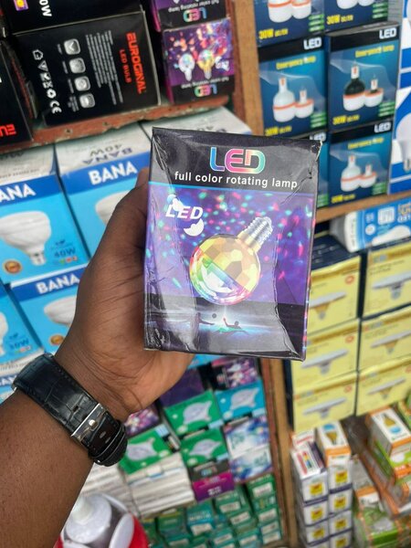 Lampe LED Rotative Multicolore