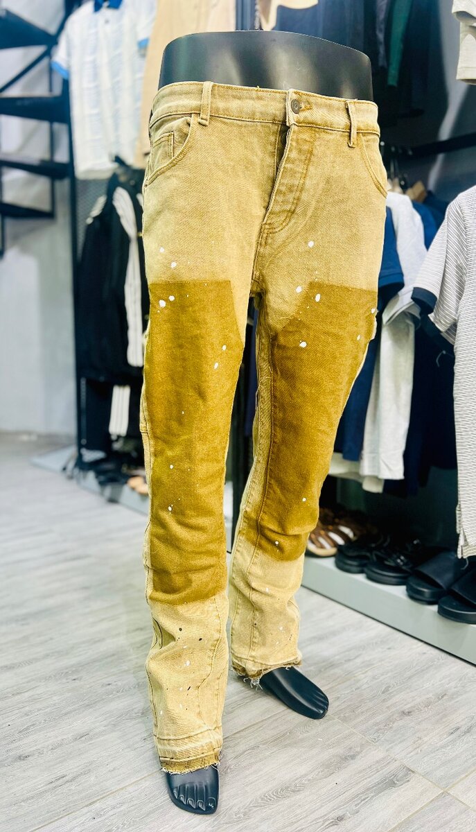 Pantalon cargo en jeans