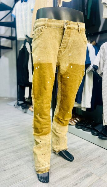 Pantalon cargo en jeans