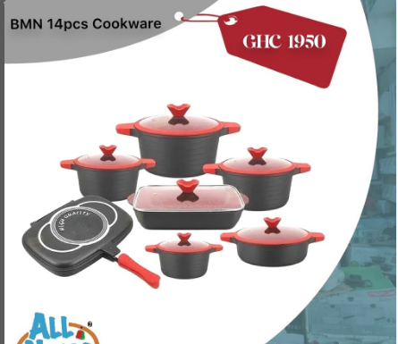 BMN 14pcs Diecast Cookware 