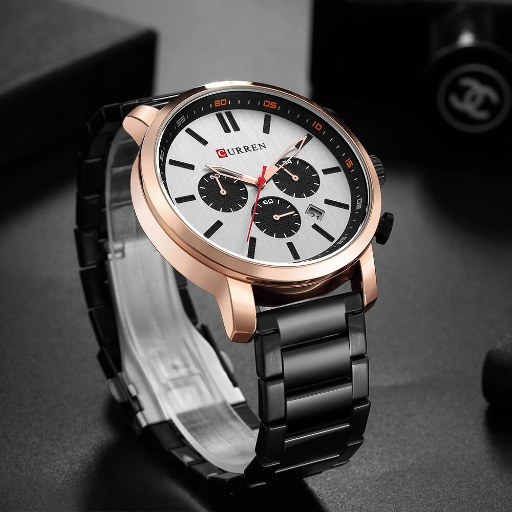 Montre Homme Chronographe Élégante