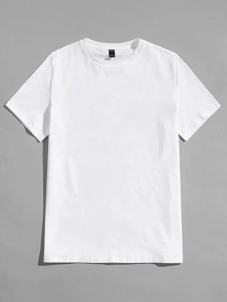 T-shirt blanche en coton
