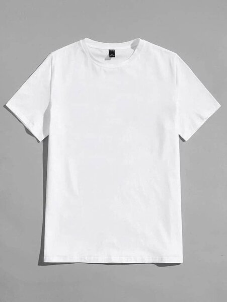 T-shirt blanche en coton
