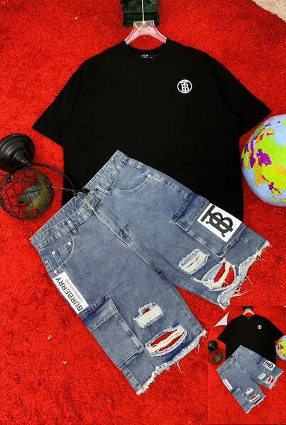 Shorts en denim déchirés