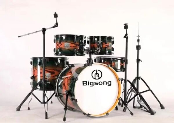 Big Song 5 pieces drum set with Double Cymbals