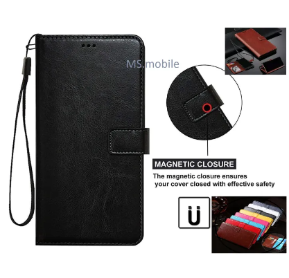 VIVO_Y20 / Y20s / Y12s Book Style PU Leather Case Cover for Y20 / Y20s / Y12s Flip Wallet Phone Bags Cases with Stand