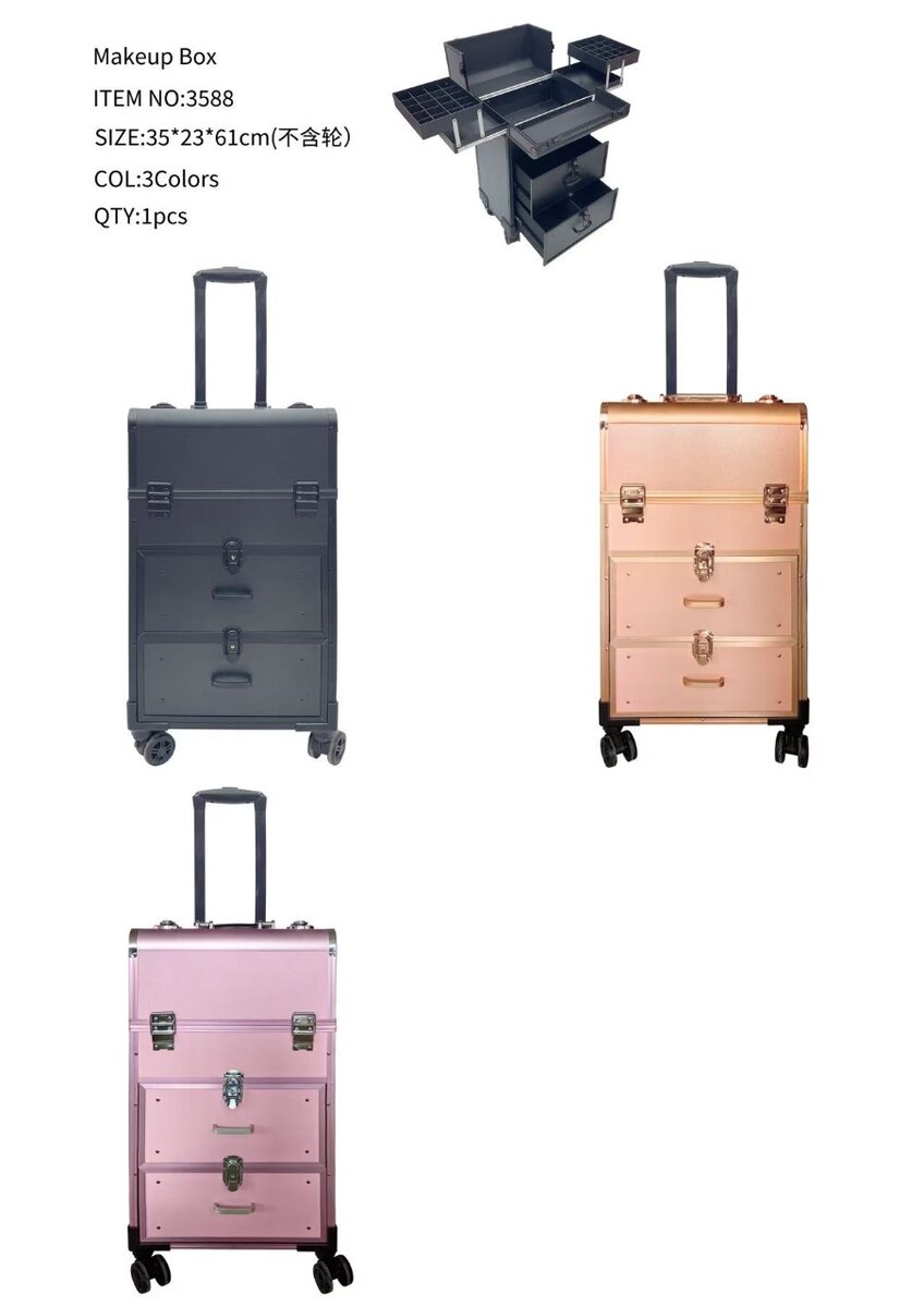 Valise Maquillage Trolley