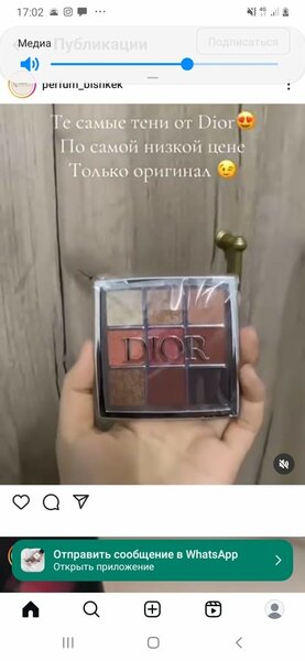 Палитра Диор