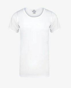 White Half-Sleeve Vest