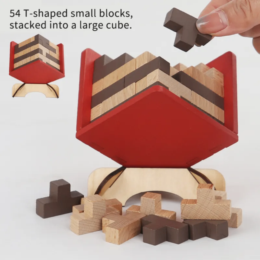 Casse-tête en bois 3D