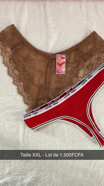 Culotte Dentelle & Coton XXL