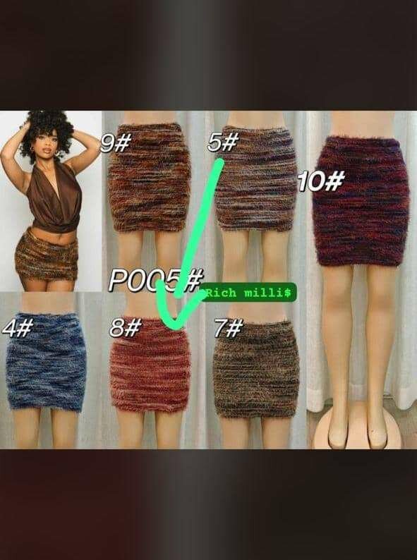 Chic vêtements en velou