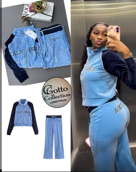 Ensemble de survêtement en velours