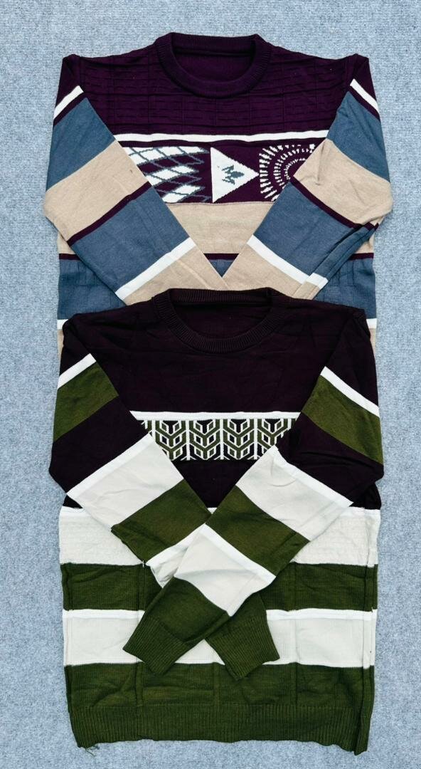 Pulls en tricot colorés