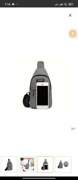 Sac bandoulière anti-vol