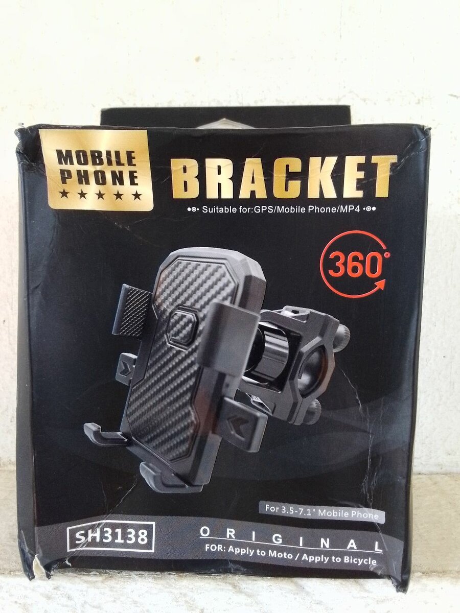 Support téléphone vélo/moto 360°