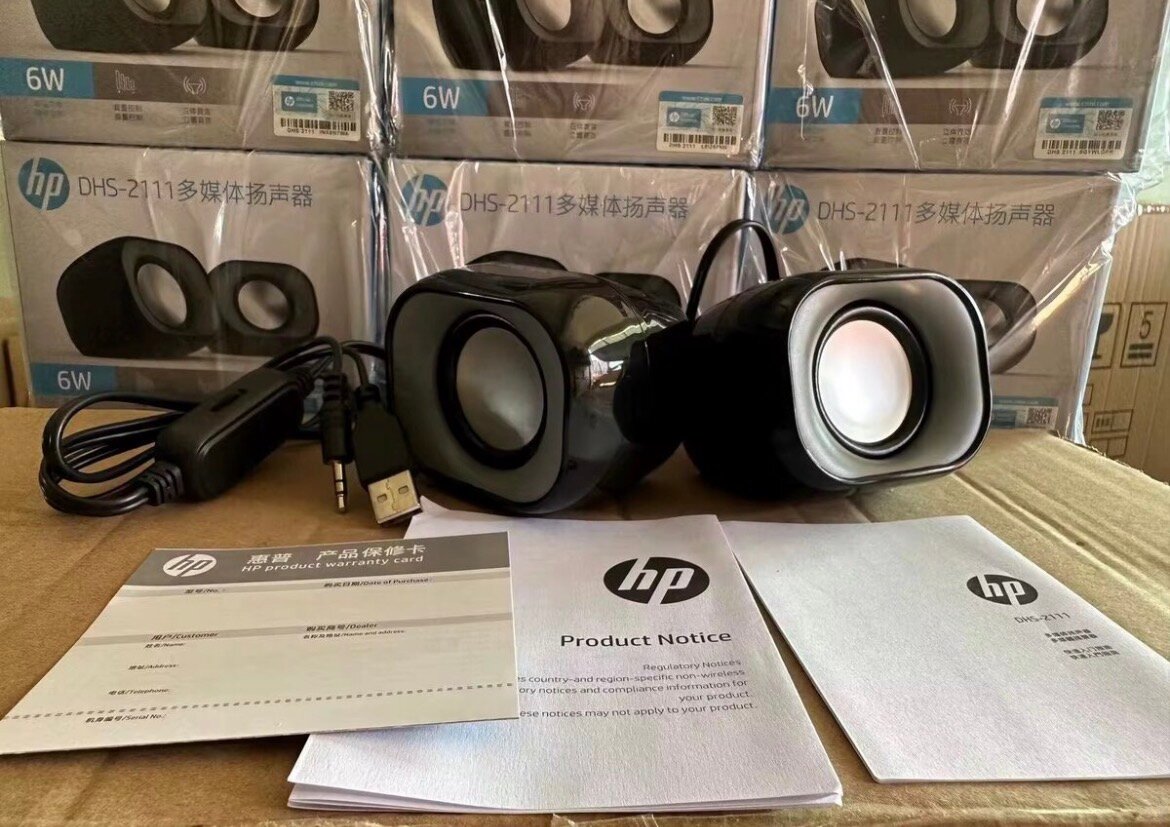 HP Enceintes USB Compactes