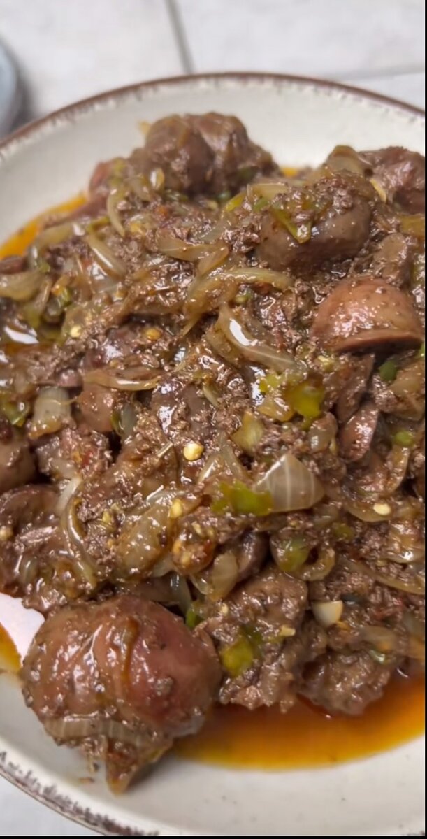 Soupe de poulet , rognon