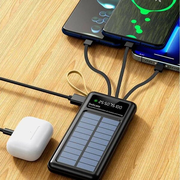 Power Bank 20000mAh Solaire