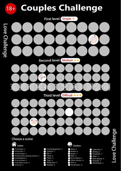 100 Challenge de couple