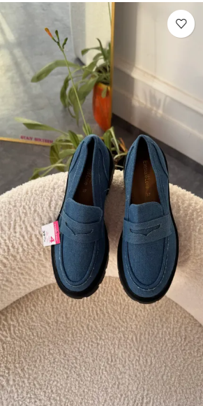 Sophia Dark blue denim Chunky