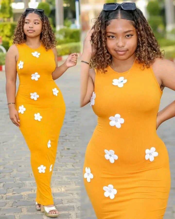 Robe d'été fleurie colorée