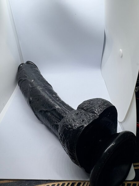 Gode réaliste XXL noir