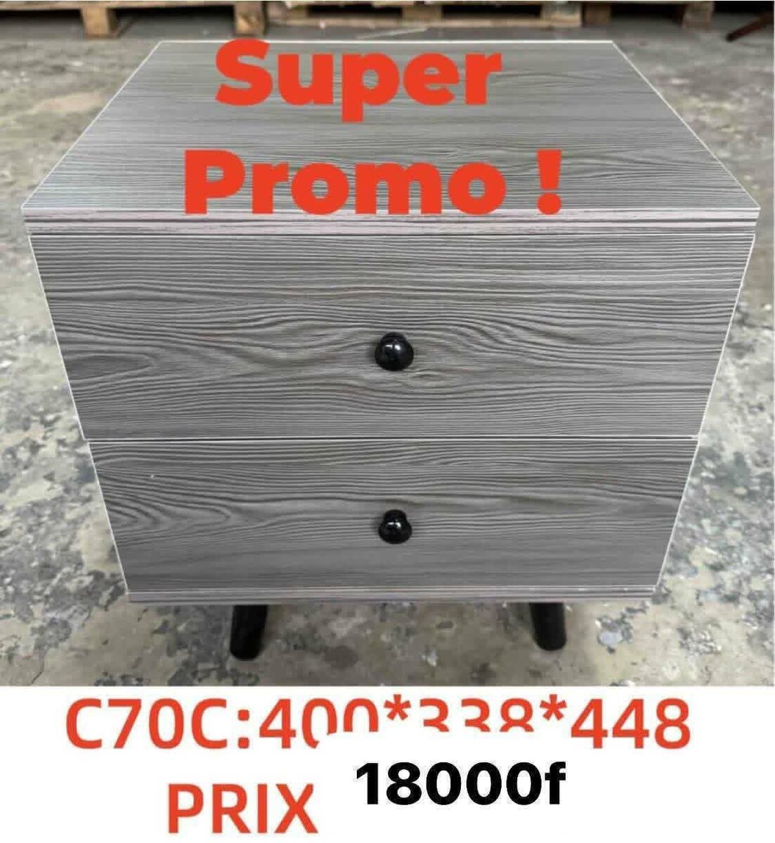 Chevet en bois moderne