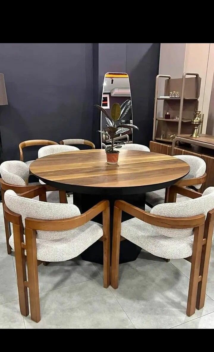 Table à manger ronde élégante