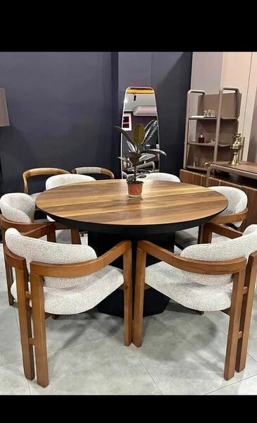 Table à manger ronde élégante
