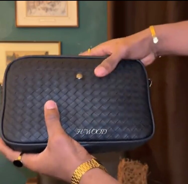 Sacoche Bandoulière Tressée Homme