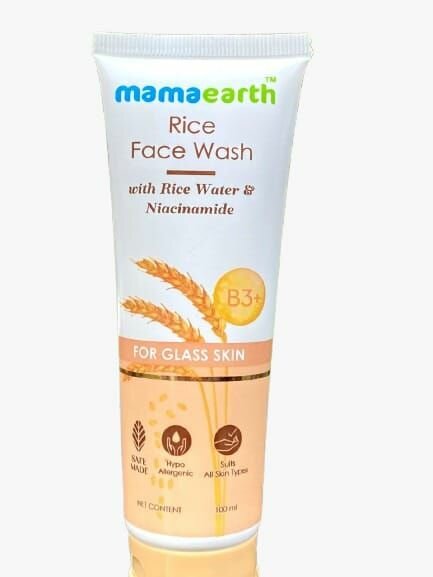 Mama earth rice face wash