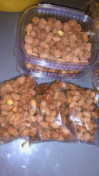 Arachides caramélisées croquantes