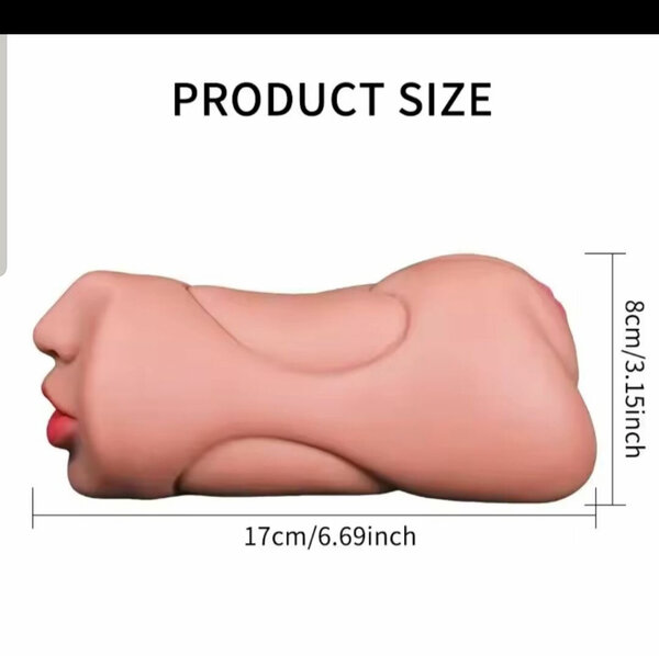 Masturbateur 3 en 1 Réaliste