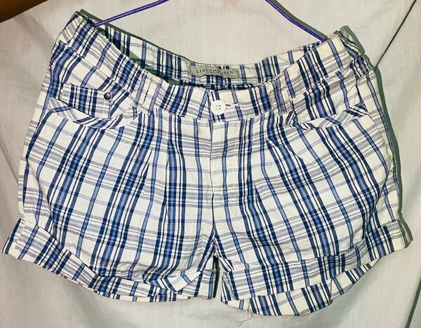 Shorts à carreaux pour femmes