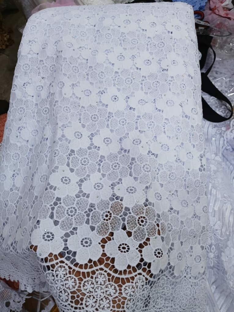 Fully cotton cord lace