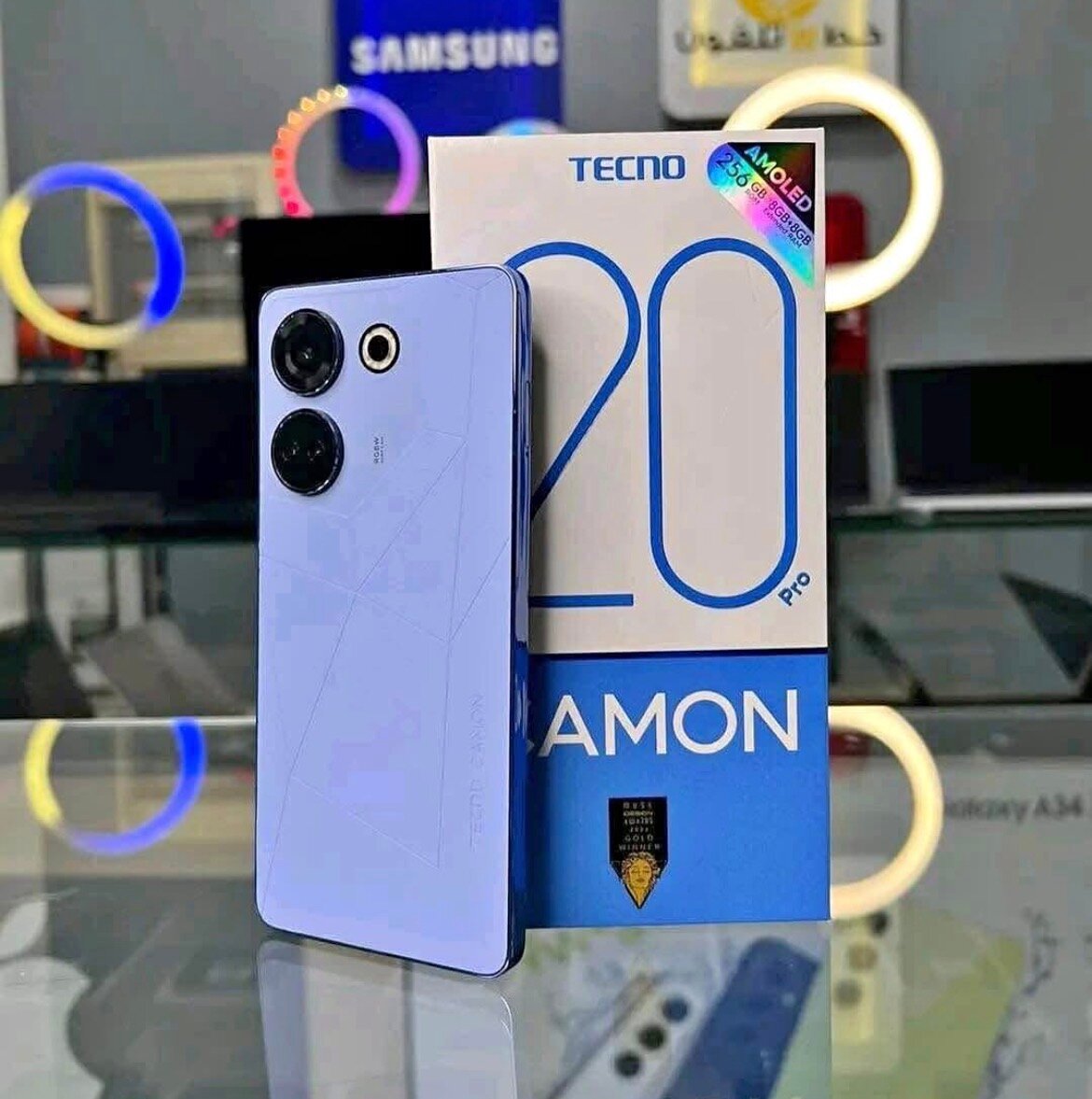 Tecno Camon 20 Pro - Smartphone puissant AMOLED