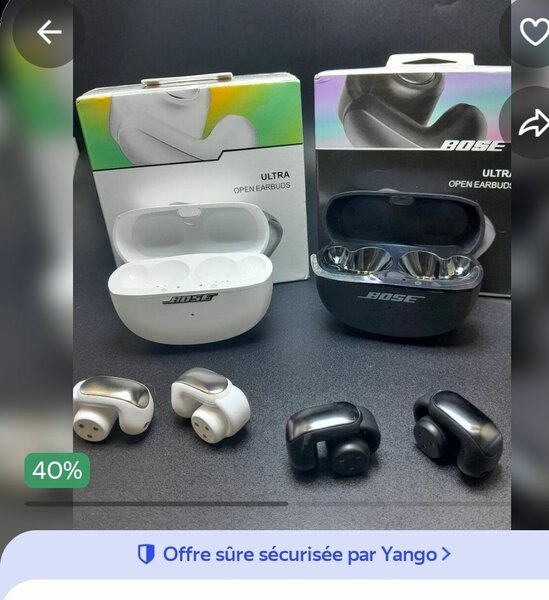 Écouteurs sans fil Bose Ultra