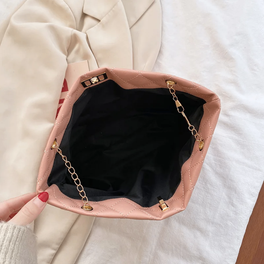 Sac à main chic matelassé