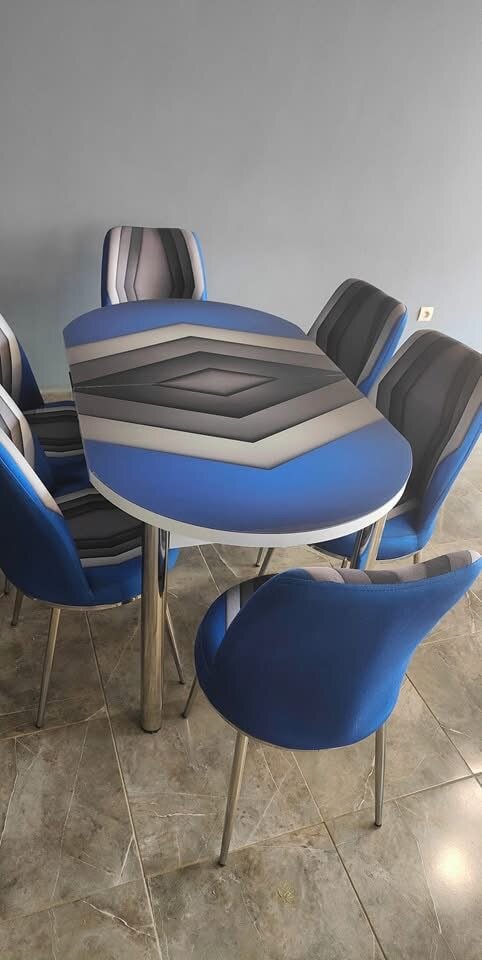 Table à manger moderne 6places