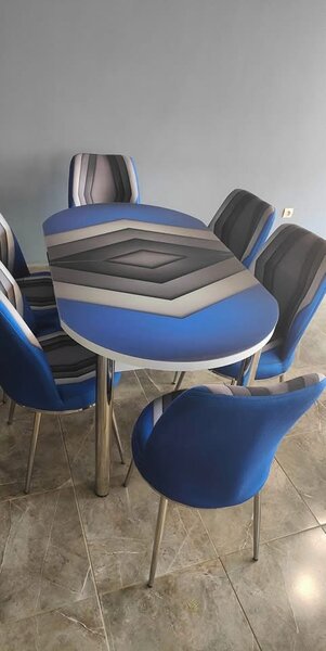 Table à manger moderne 6places