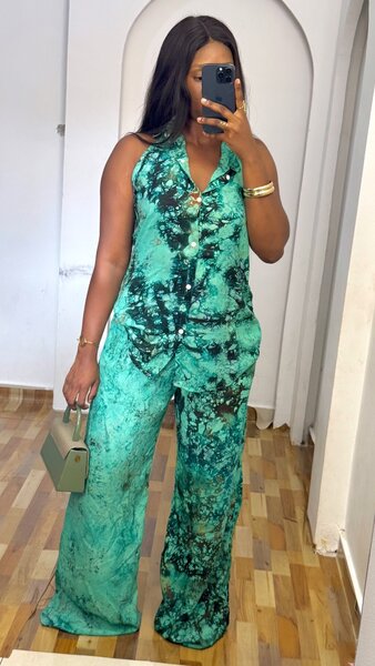 Combinaison Tie-Dye Élégante