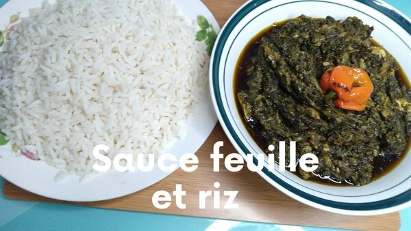Riz avec sauce végétale