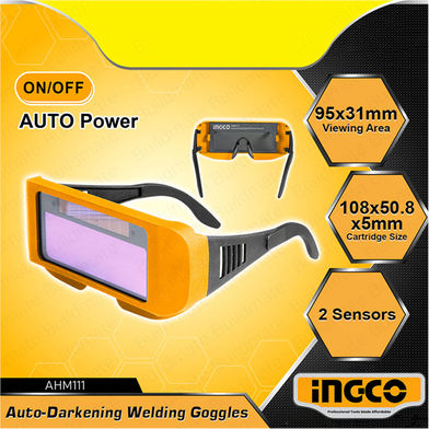 INGCO Auto-Darkening Welding Goggles AHM111