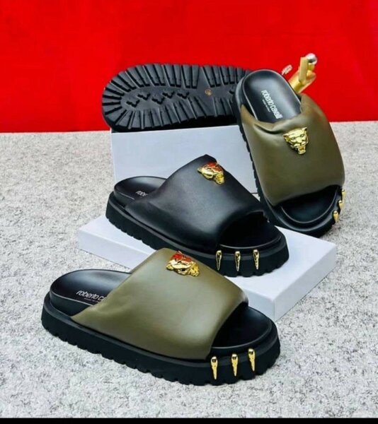 Sandales élégantes en cuir homme