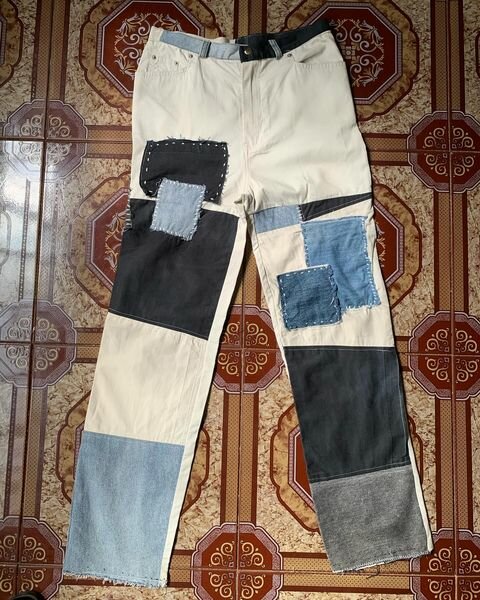 Custom Patchwork Pants - W30/32 (slimfit)